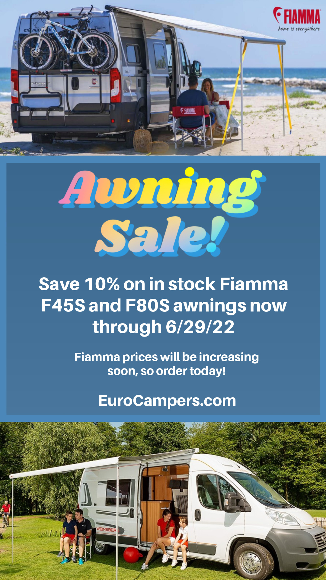 EuroCampers Fiamma Awning Sale