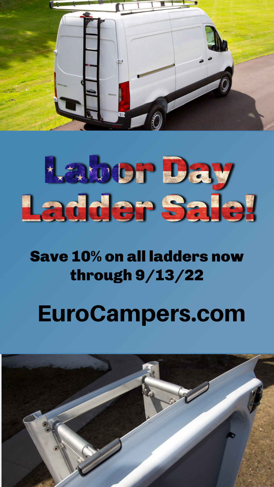 EuroCampers Labor Day Ladder Sale